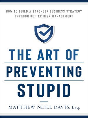 cover image of The Art of Preventing Stupid